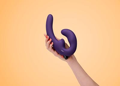 Fun Factory ShareVibe Strapless Double Dildo Dark Violet