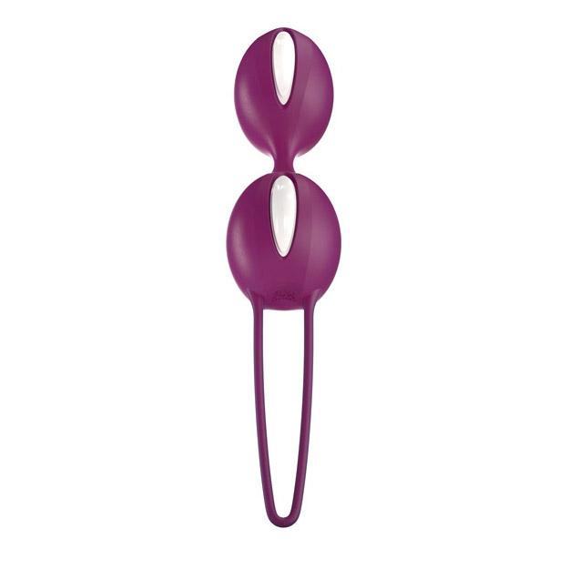 Fun Factory Smartballs Duo Kegel Exerciser White/Grape