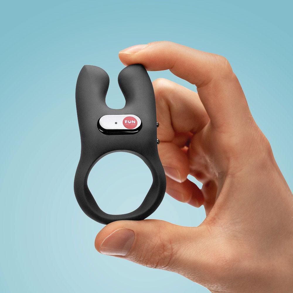Fun Factory NŌS Vibrating Cock Ring - Black