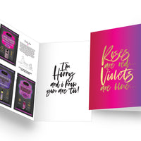 Roses Are Red...Violets Are Blue...I'm Horny and I know you are too! - Naughty Notes Card