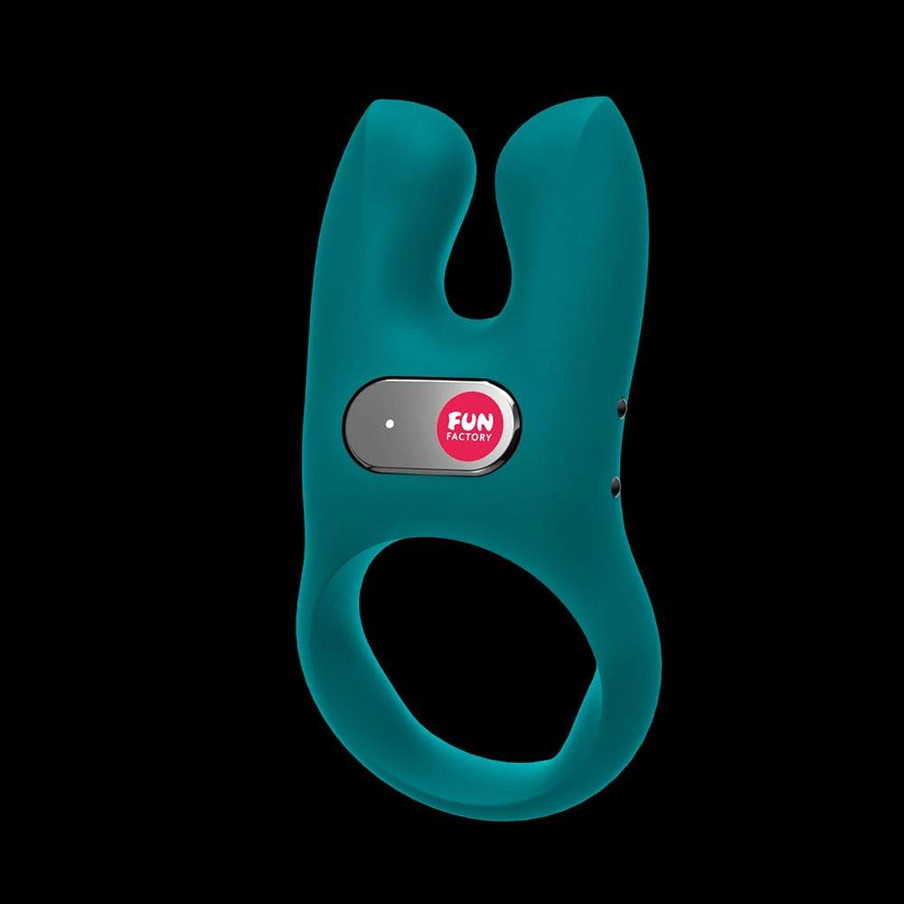 Fun Factory NŌS Vibrating Cock Ring - Deep Sea Blue