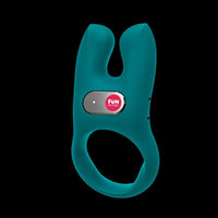 Fun Factory NŌS Vibrating Cock Ring - Deep Sea Blue