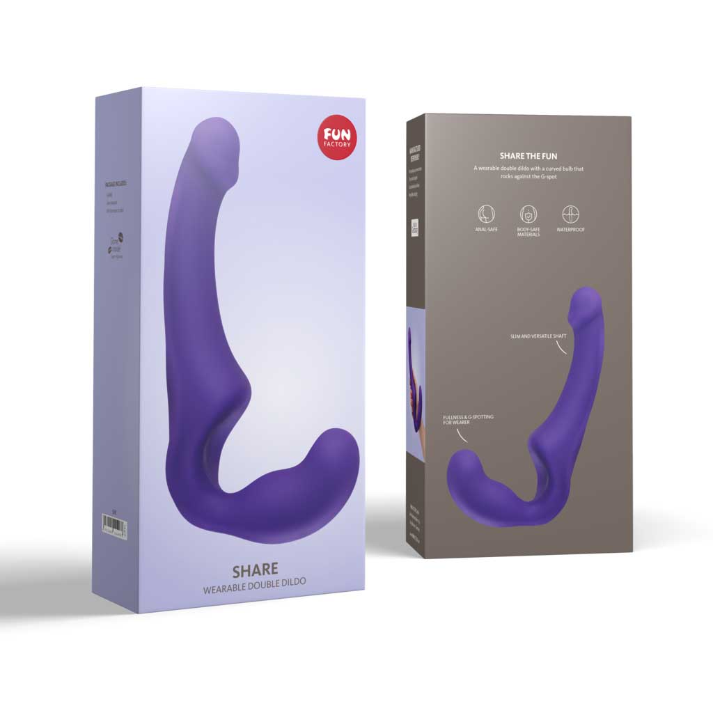 Fun Factory Share Strapless Double Dildo Violet