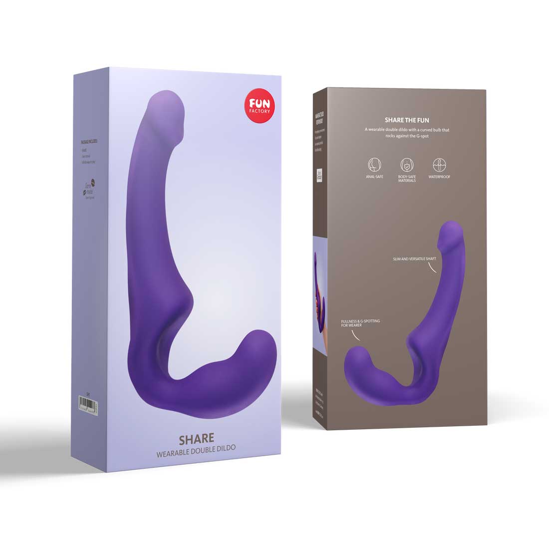 Fun Factory Share Strapless Double Dildo Violet