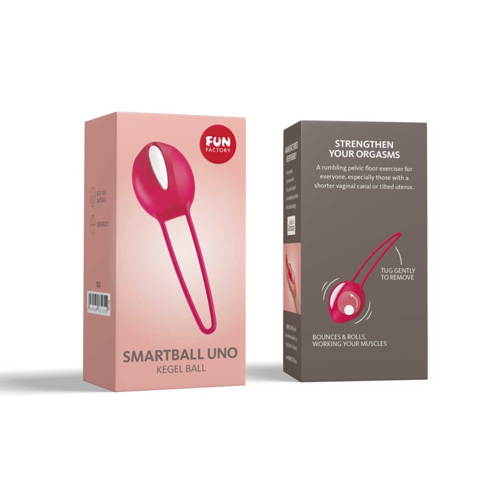 Fun Factory Smartballs Uno Kegel Exerciser White/Red