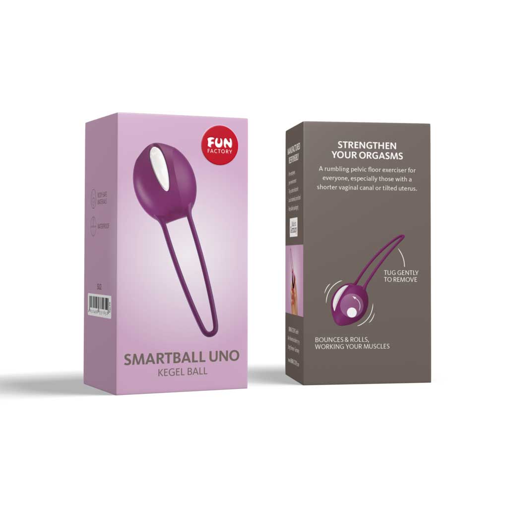 Fun Factory Smartballs Uno Kegel Exerciser White/Grape