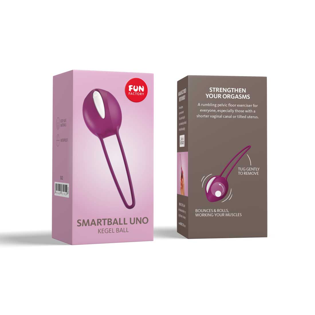 Fun Factory Smartballs Uno Kegel Exerciser White/Grape