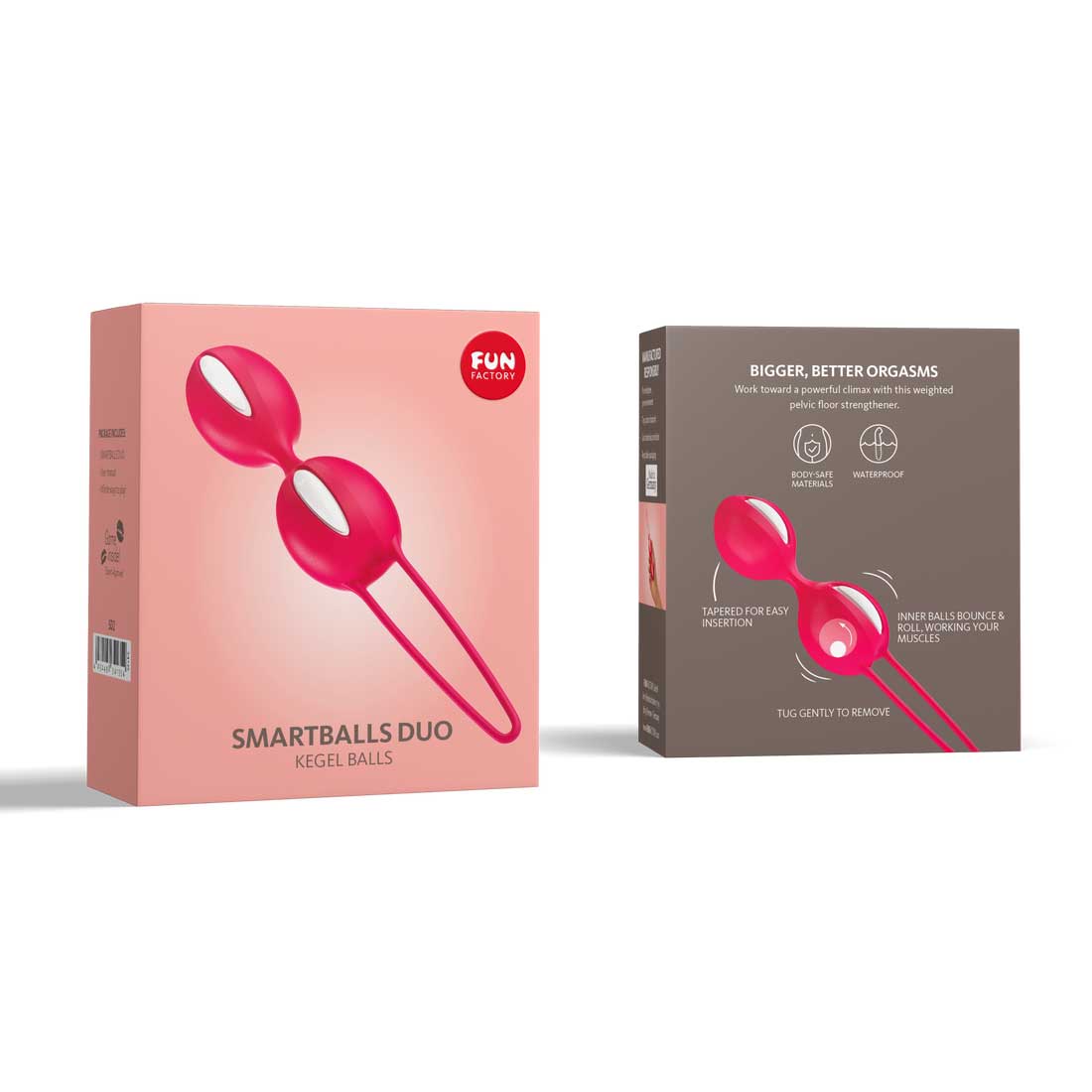 Fun Factory Smartballs Duo Kegel Exerciser White/Red