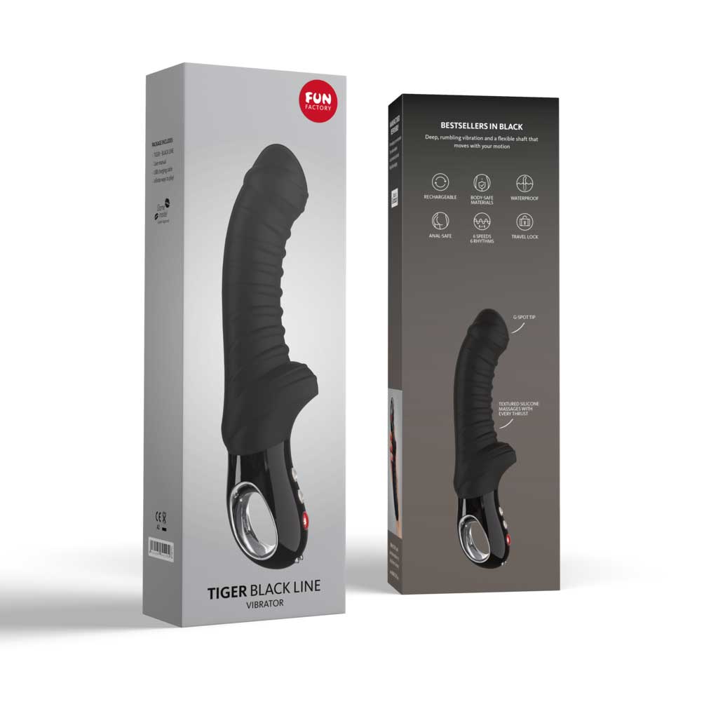 Fun Factory Tiger G5 G-Spot Vibrator Black Line
