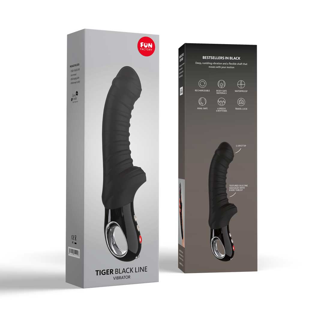 Fun Factory Tiger G5 G-Spot Vibrator Black Line