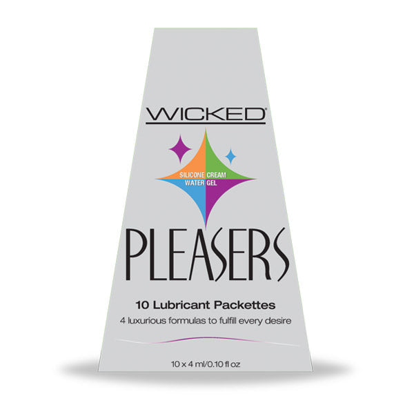 Wicked Pleasers - 10 Lubricant Packs 0.10 oz
