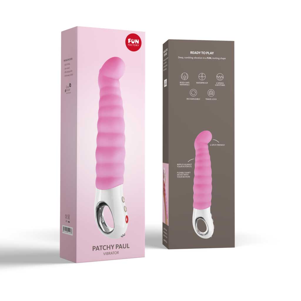 Fun Factory Patchy Paul G5 Deluxe Vibrator Candy Rose